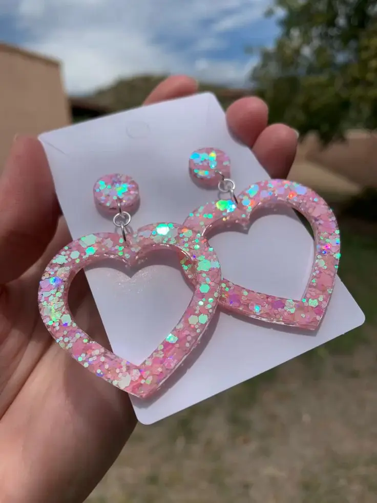 Epoxy Resin Earing