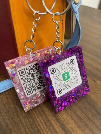 QR CODE Key Chain