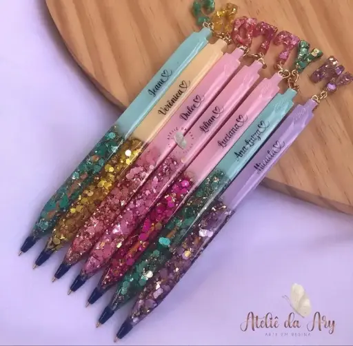 [Frost n bloom prints] Epoxy Resin Pens