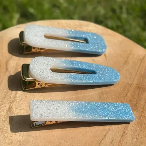 Epoxy Resin Hair Clip