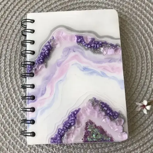Custom resin notebook