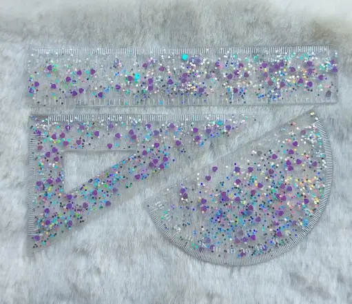 Custom resin rulers