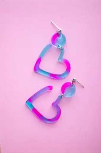 Resin earings
